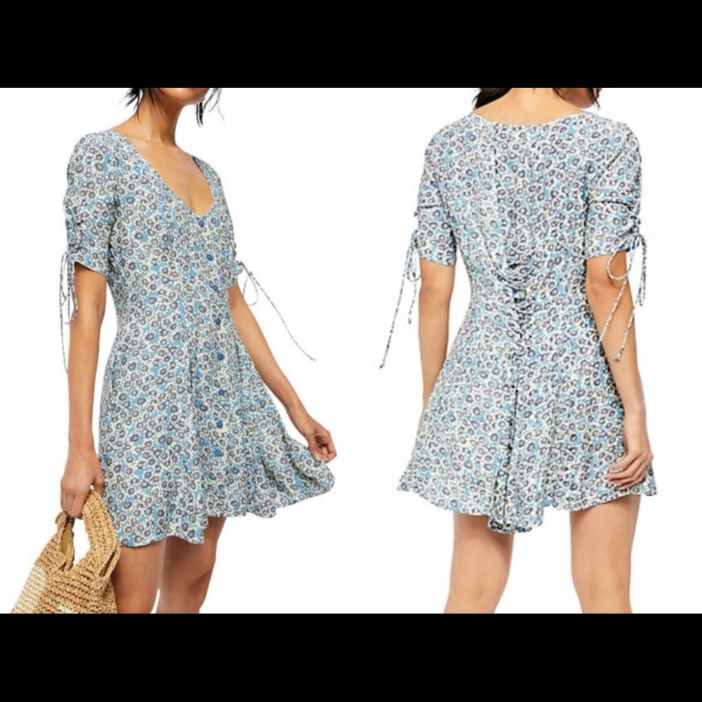 NWT Free People Button Down Mini Dress